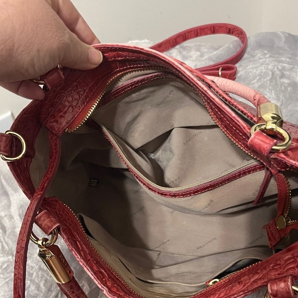 Brahmin Ruby Cherry Tree Melbourne Satchel Bag - Picture 6 of 9